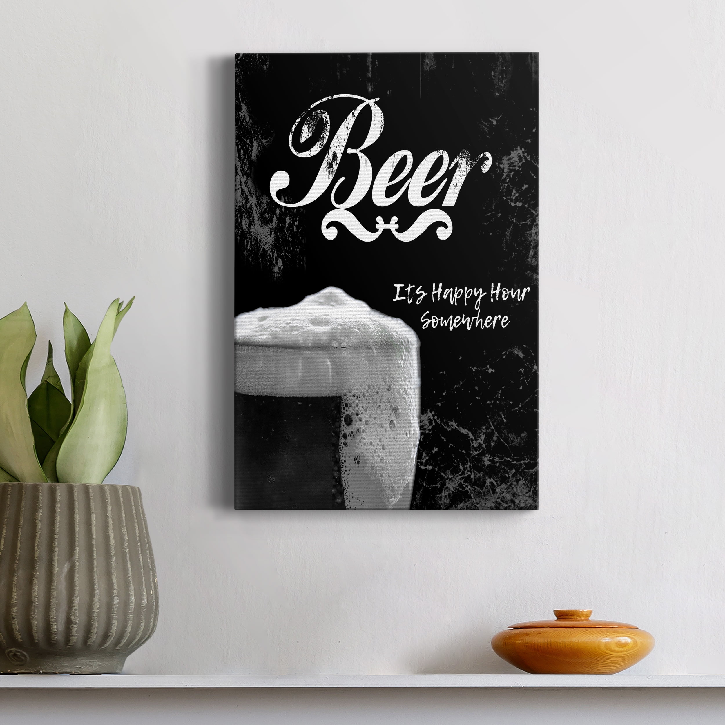 Beer Premium Gallery Wrapped Canvas - Ready to Hang - 8 x 12