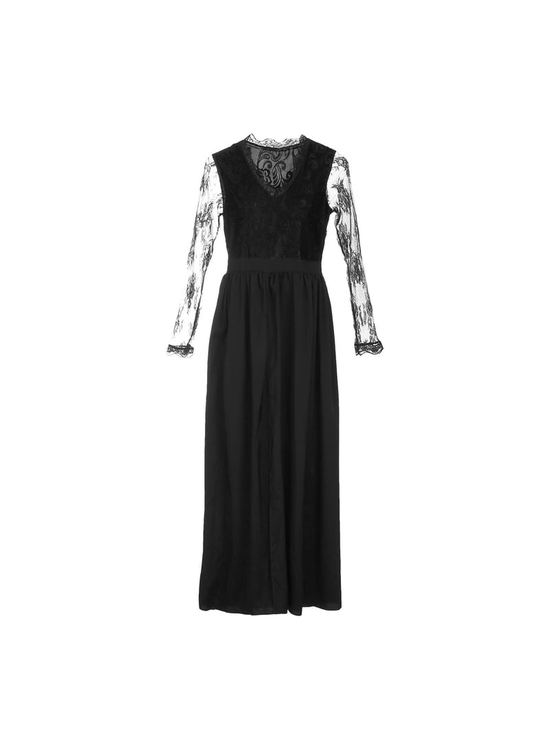 Pretty Classy Bridal Elegant Women's Long Lace Sleeve Maxi Dress Evening  Party Formal Cocktail Gowns - Walmart.com