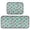 Watermelon Popsicle Pattern, variant on 2-Piece Kitchen Mat Set Non Slip Washable Floor Mats Decorative Rugs for Kitchen Sink Laundry Summer Ice Cream Pattern
