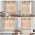 thumbnail image 5 of Beige Ombre Sheer Curtains 96 Inch Length, Light Filtering Voile Curtain Panel, Modern Abstract Art Gradient Rod Pocket Drapes Window Treatments for Living Room Bedroom 52"x96", 5 of 9