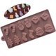 thumbnail image 4 of Cortador De Galletas Molde para hornear chocolate y fondant de café, 22,3 x 10 x 1,4 cm, antiadherente, de grado alimenticio, fácil de desmoldar, para pasteles, gelatina y pudín, una sola pieza. Rkxzt, 4 of 9