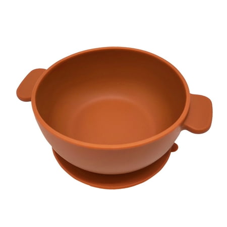 

New Children Tableware Baby Silicone Complementary Food Double Ear Bowl Soup Bowl Steamed Egg Dining Tableware