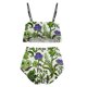 thumbnail image 5 of Bikini de Mujer Trajes de Baño Bikini con Ruffles Conjunto con Sujetador Acolchado Extraíble, Pantalones Cortos de Cintura Alta para la Playa, 5 of 5