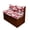 Pink Floral Pattern, variant on Uourmeti Camper Trailer Loveseat Cover 2 Piece Set Easy On with Back Support Cushion for Cozy Comfort in RVs, Blue Tropical Leaf Pattern