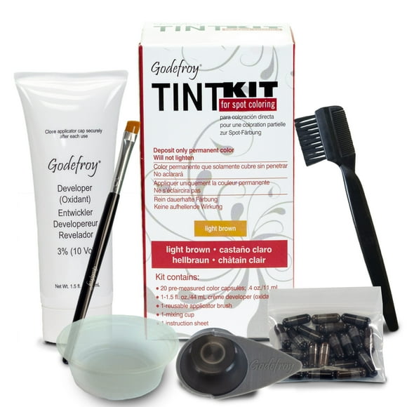 Godefroy Tint Kit 20 Application - Light Brown