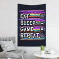 thumbnail image 5 of ZNDUO Eat Sleep Game Repeat Gaming Pattern Tapestry, Wall Tapestries for Bedroom, 60 x 40 inch, 5 of 8