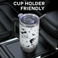 thumbnail image 6 of Halloween Tumbler 40oz with Lid & Straw - Gothic Ghost Cat Design, Vacuum Insulated, Leakproof Stainless Steel Cup - Spooky Gift for Women & Girls (Fall, Thanksgiving), 6 of 6