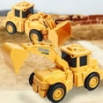 thumbnail image 3 of Transform Robot Toy Inertial Drive Crash Resistant Multifunctional Engineering Excavator Vehicle Toy for Children, 3 of 10