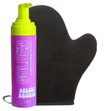 Desert Bronze Instant Self Tanning Tanner Mousse, 6.7 oz Bottle & Mitt