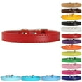 thumbnail image 2 of Faux Leather Collar Metal Buckle Pet Collar Adjustable Pet Collar for Small Dogs, 2 of 10