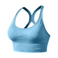 thumbnail image 5 of LIZUOJUN Under $4 Racerback Sports Bra for Women Wireless Support Breathable Bralettes Cross Back Push Up Moisture Wicking Supportive Fit Adjustable Straps Bra for Workout, 3XL, 5 of 6