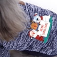 thumbnail image 5 of Christmas Pet Dog Costume Cute Animal Printed Pet Coat Cotton Soft Pullover Dog Shirt Jacket Sweater Cat Sweater Pets Clothing Outfit, 5 of 7