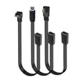 thumbnail image 2 of 10/20cm USB Data Transfer Extension Flat Wire Mini USB to USB 5Pin Female to Male Charging Data Cable Flexible Cord, 2 of 7