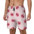 thumbnail image 2 of Daiia Cute Pig Nose Mens Swim Trunks Swim Shorts Quick Dry Swim Shorts with Mesh Lining Pockets-Small, 2 of 9