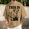 thumbnail image 5 of jowamay Cow Shirts for Men This Is Bull Print Short Sleeve Graphic Tee Funny Summer Cotton Tops for Party Daily Wear, 5 of 6