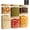 0.7Qt*2 1.2Qt*2 1.6Qt*2, variant on 3-pack 1.8Qt glass storage jars with bamboo lids. Airtight to keep dry foods fresh. Space-saving, ideal for pantry organization.