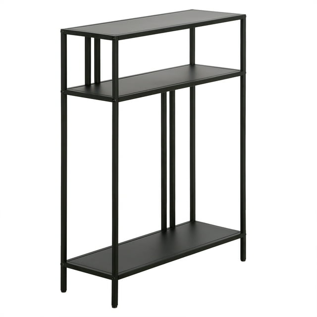 Henn&Hart 22" Noirci Table Console en Métal Bronze