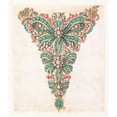 thumbnail image 2 of Anonymous 12x14 Gold Ornate Wood Frame and Double Matted Museum Art Print Titled - Design for a Stomacher (1725-50), 2 of 4