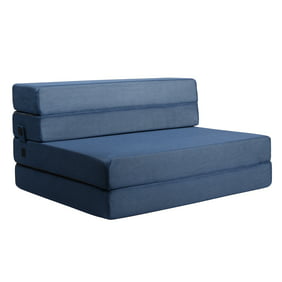 Milliard Tri-Fold Foam Folding Mattress and Sofa Bed for Guests Floor Mat - Twin XL 78x38x4.5 Inch