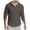 Gray, variant on Mens Tops Hoodie Long Sleeve Ripped Button V Neck Loose Lightweight Casual Travel Shirts Fashion