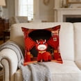 thumbnail image 1 of Uuiauoio Horse Zodiac Pillow Cover Flocked Plush Cute Animal Design Throw Pillow Case for Sofa Bed Living Room Home Decor Year of the Horse Theme, 1 of 6