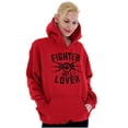 thumbnail image 3 of Fighter Not a Lover Muay Thai Athlete Hoodie Sweatshirt Women Men Brisco Brands X, 3 of 6