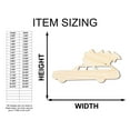 thumbnail image 2 of Unfinished Wood Christmas Tree Station Wagon Shape - Craft - up to 46" 5" / 1/2", 2 of 5