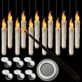 thumbnail image 2 of SUNSIOM Floating Candles Halloween Hanging Decorations Flameless LED Candles with Magic Wand, 2 of 8