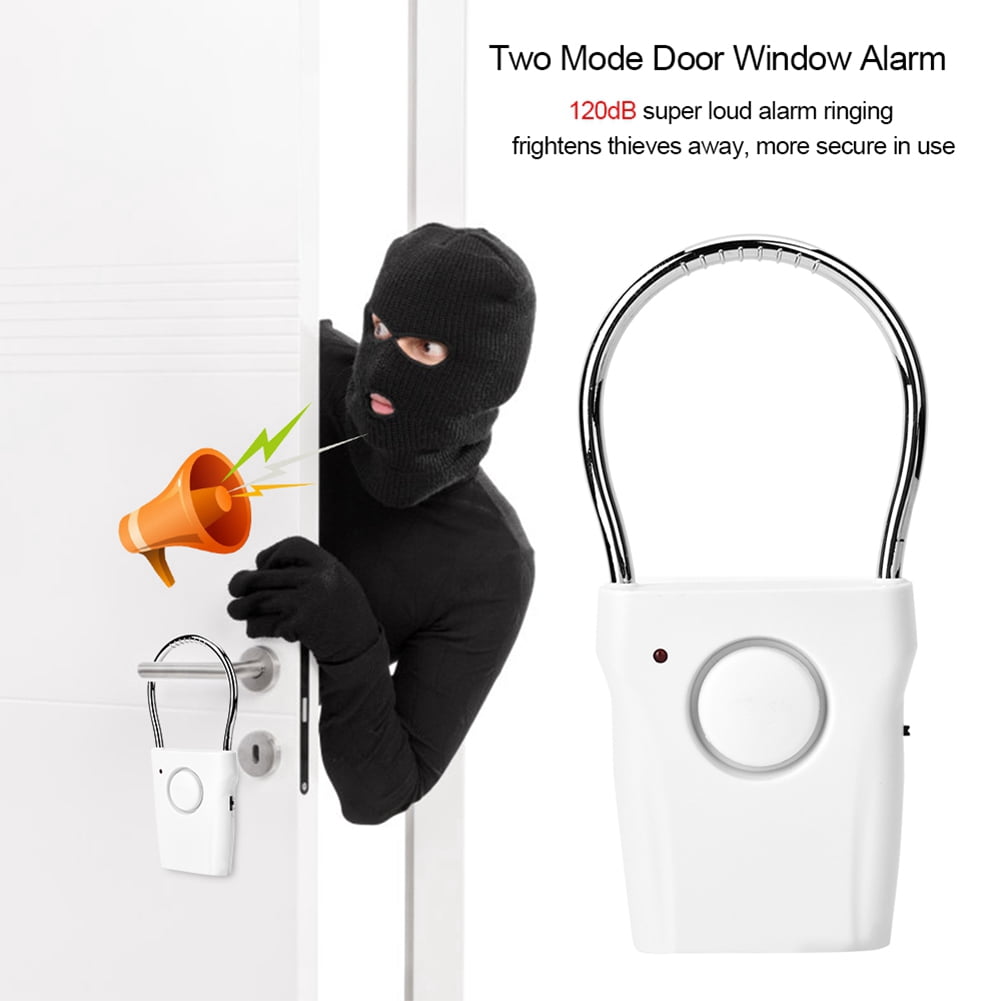 OTVIAP Touch Sensor Alarm, Vibration Door Alarm,120dB Touch Sensor Door Handle Alarm Anti-theft Vibration Window Burglar Alert Home Security