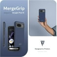 thumbnail image 3 of TUDIA MergeGrip Google Pixel 8 Étui Testé aux Essais Double Couche Robuste et Résistant - Bleu Indigo, 3 of 7