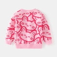 thumbnail image 5 of Godderr Kids Baby Girls Pullover Sweater Knit Sweater Sweatshirt 1-6Y Winter Clothes Warm Leisure Top Spring Autumn Sweater Sweatsuit, 5 of 7