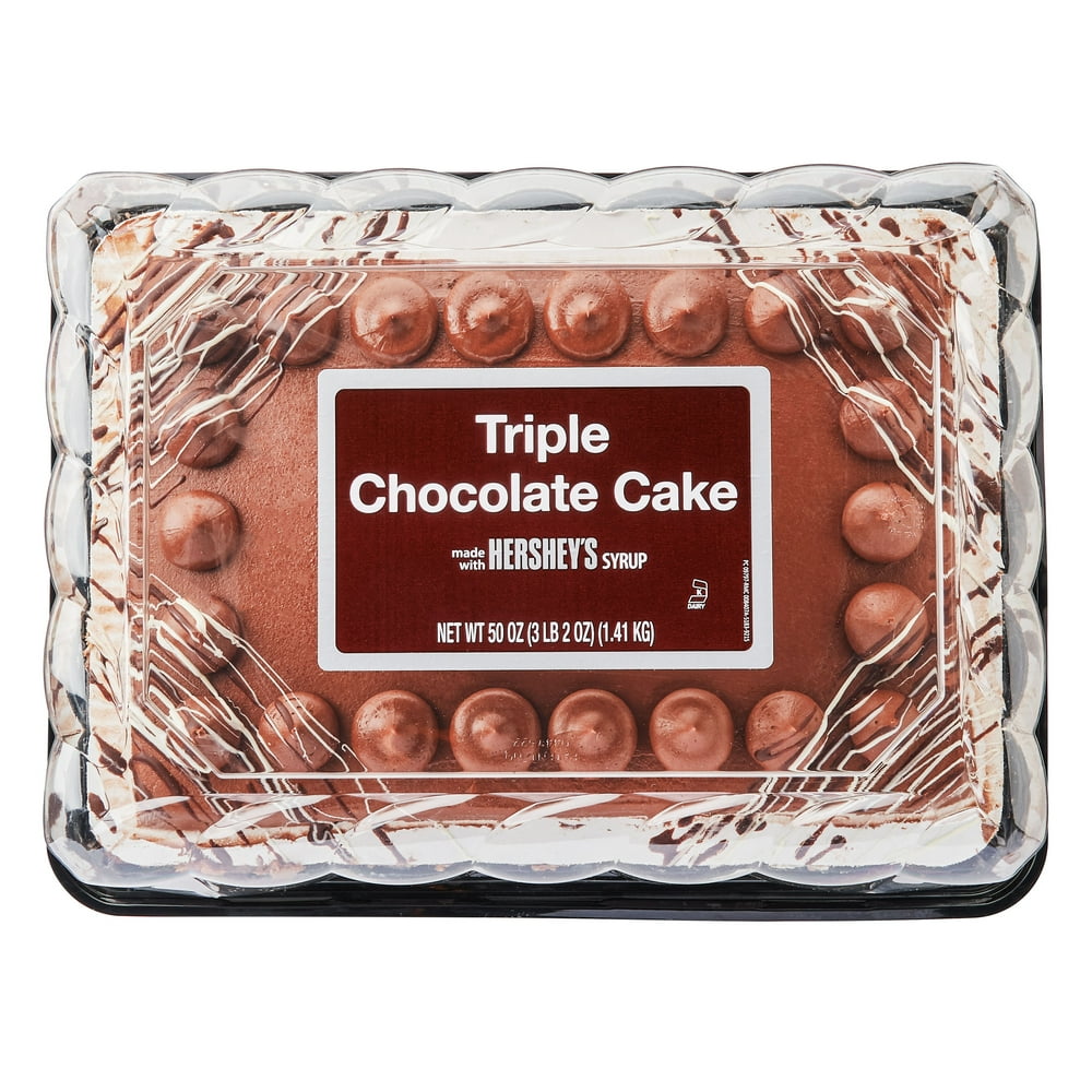 Triple Chocolate Cake Made with HERSHEY'S, 50 oz.