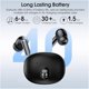 thumbnail image 3 of Auriculares inalámbricos, auriculares Bluetooth 5.4 con graves estéreo, auriculares con reducción de ruido, tiempo de reproducción de 120 horas, USB-C impermeable IPX7, auriculares con pantalla LED de, 3 of 5