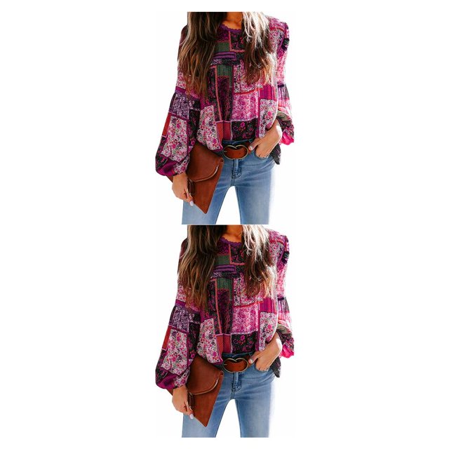 Qarigey Camisa de mujer de poliéster cuello plisado Casual elegante lavable a mano blusa bohemia salidas diarias camisas de oficina ropa verde S Type5 NO5 Qarigey CBP137693