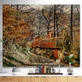 thumbnail image 2 of Design Art - Train in Forest Oil Painting, 2 of 5