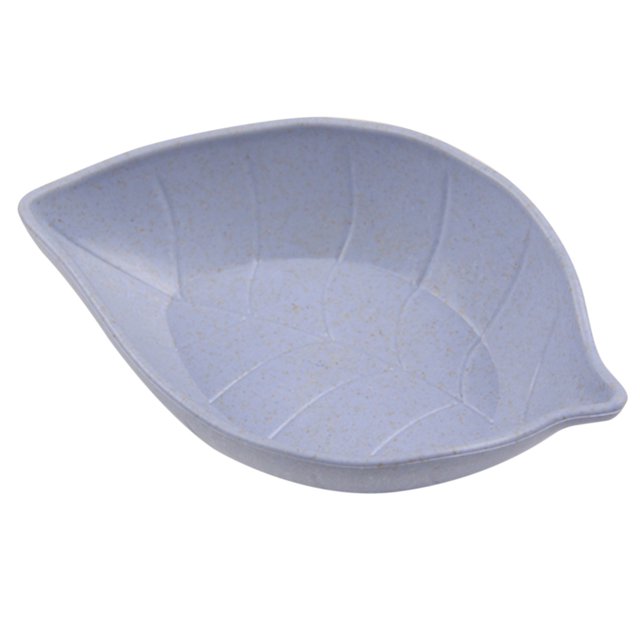 PEKIOGT 1Pcs Shape Dish Dipping Bowls Wheat Soy Dishes Mini Dinnerware Plate Condiment Dish for Paste Jam Assorted