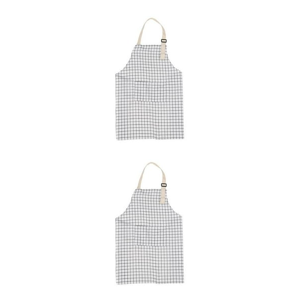 Monstrate Delantal de cocina unisex a prueba de grasa para adultos, babero para cocinar, barbacoa, parrilla, reutilizable, hogar, panadería, Type1 NO1