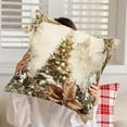 thumbnail image 5 of YIKA Christmas Pillow Cover Christmas Snowman Short Linen Printed House Decoration Pillow Pillow Christmas Decorations I, 5 of 6
