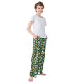 thumbnail image 4 of FORMRS Kids Pajama Pants with Pockets Size 6-8Y Boys Lounge Sleep Bottoms, Flourish Flowers Pattern, 4 of 8