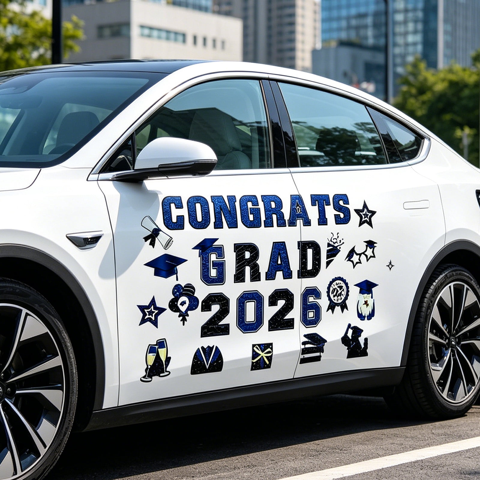 Car Magnets, 2026 Graduation, Suitable for Graduation Celebration, Have 30 Pieces Decorative Magnets