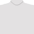 thumbnail image 2 of 14K White Gold necklace Rope chain Diamond-cut 14 in 1.75 mm, 2 of 5