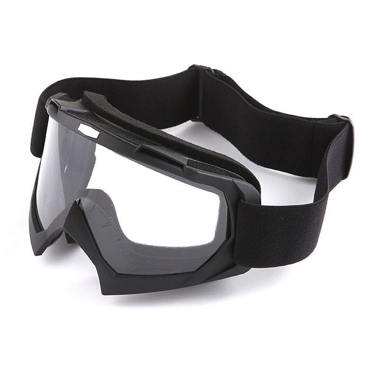 1Storm Adult Motocross Helmet BMX MX ATV Dirt Bike Downhill Mountain Bike Helmet H637 Racing Style; Matt Black + Goggles + Skeleton Black Glove Bundle