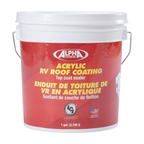 Lippert 4034 Acrylic Roof Coating for 5th Wheel RVs, Travel Trailers and Motorhomes