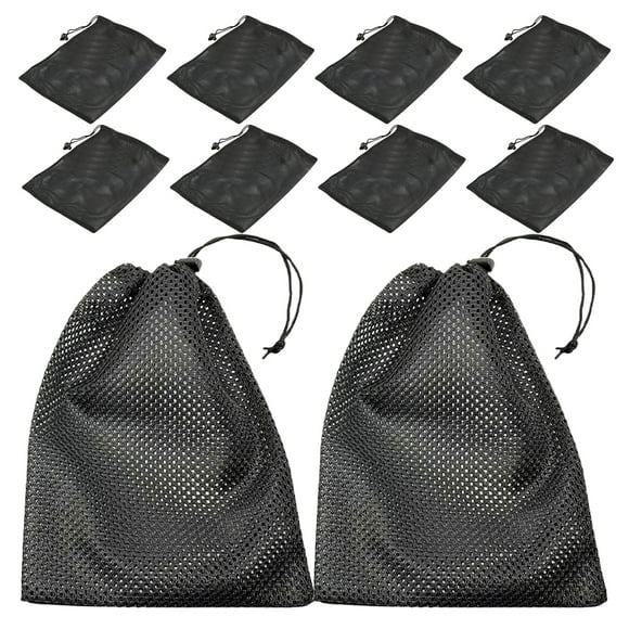 10 bolsas de malla pequeñas, bolsas de malla para almacenamiento de ropa, bolsas de malla con cierre de cordón para cocina, joyas, juguetes y bodas