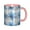 Pink, variant on Blue Floral Coffee Mug Fun Custom Ceramic Mugs 11oz Navy Blue