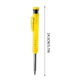 thumbnail image 4 of Yellow Metal Long Head Hole Woodworking Pencil Engineering Marking Pen With Drying Ink And Precision Design For Woodworking And Construction Projects, 4 of 4