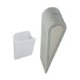 thumbnail image 3 of Tope de puerta Topes de puerta ligeros para la parte inferior de la puerta Tope de puerta antideslizante Protección del piso para oficina hotel hogar , gris Soledad Tope de puerta, 3 of 10