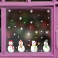 thumbnail image 3 of Pegatinas de copos de nieve para decoración del hogar, calcomanías de Navidad para puerta y ventana, simples y contemporáneas, Muraux, 3 of 4