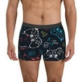thumbnail image 4 of Wukai Joystick Gamepad Print Men’s Underwear Breathable Boxer Briefs,&nbsp;Moisture Wicking & Breathable-XX-Large, 4 of 7