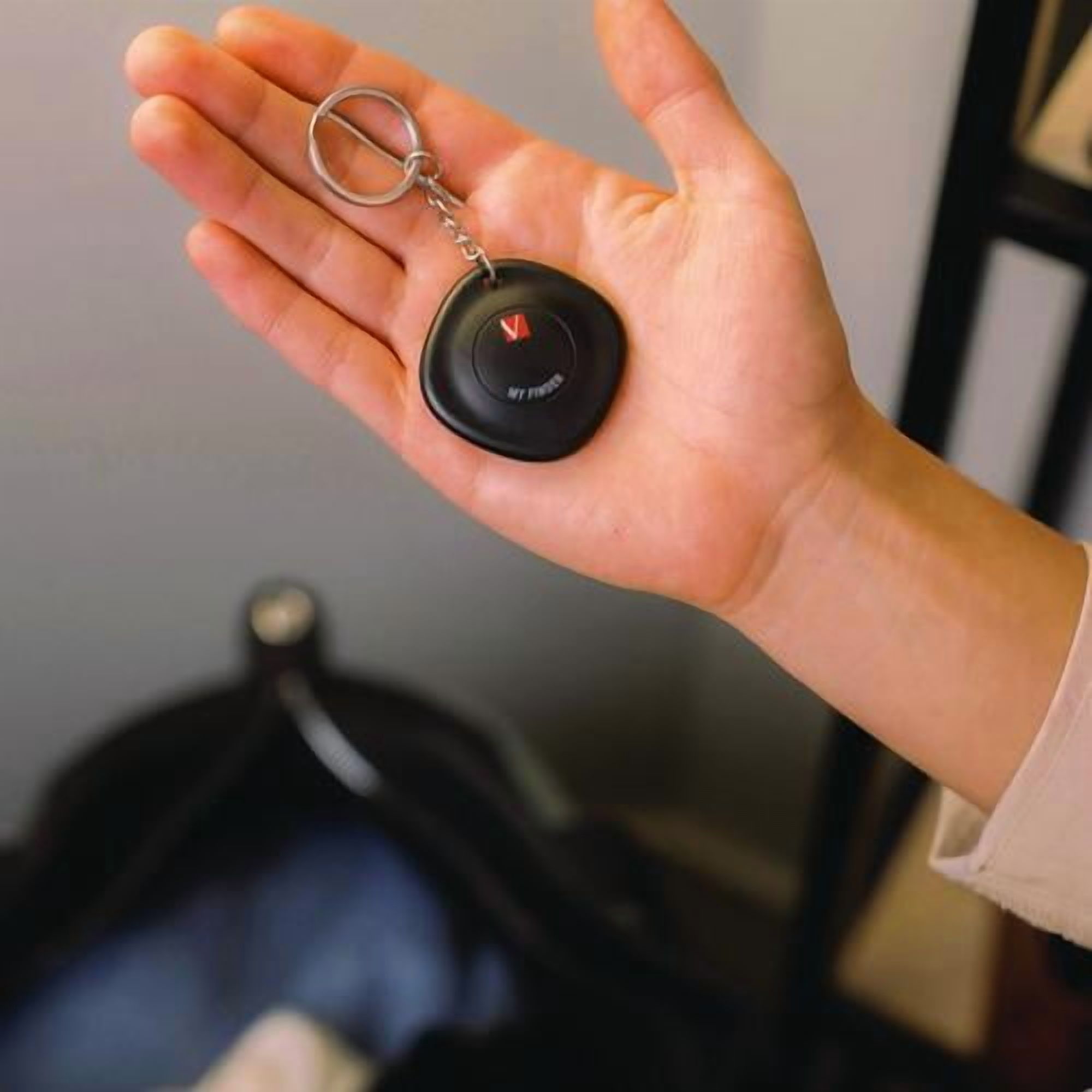 My Finder Bluetooth Tracker for Apple iOS, Black/White, 2/Pack | Bundle of 2